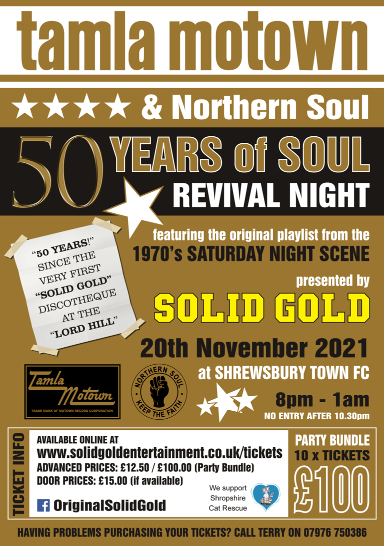 50 YEARS of SOUL POSTER